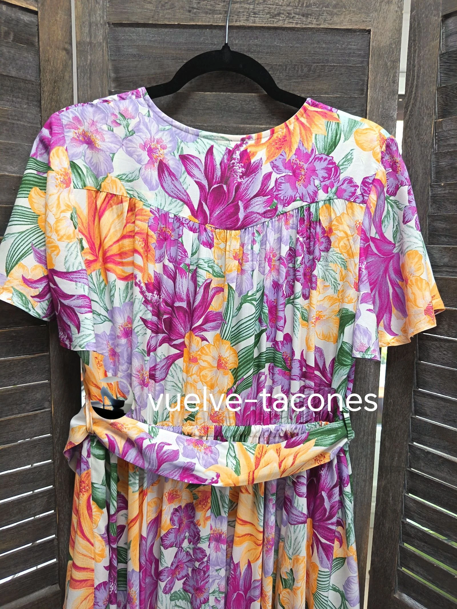 Asymmetrische bloemenjurk ♡ JAASE * maat M – photo 11